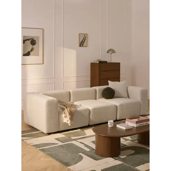 Lena Buklet Kumaş Modüler Kanepe (4 kişilik) - Mubo - Mubo - Mubo