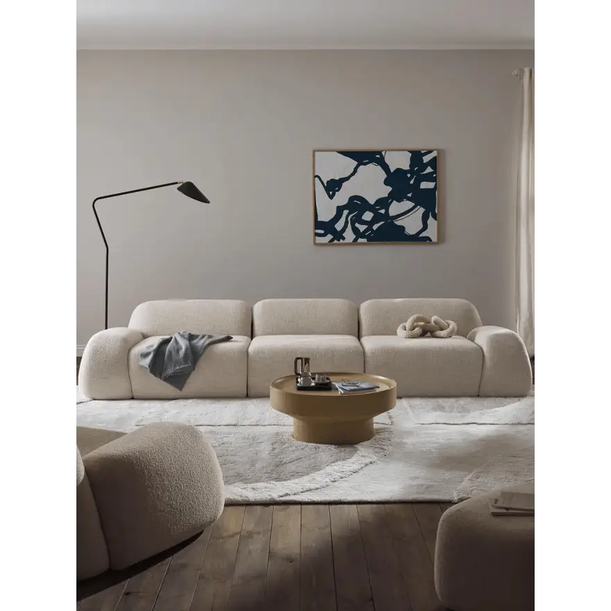 Wolke Modüler Kanepe – Açık Bej (4 Kişilik) - Mubo - Mubo - Mubo